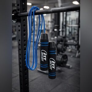 Fit Circuit Black and Blue Jump Rope